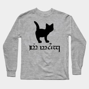 I'm A Cat (Sindarin) Long Sleeve T-Shirt